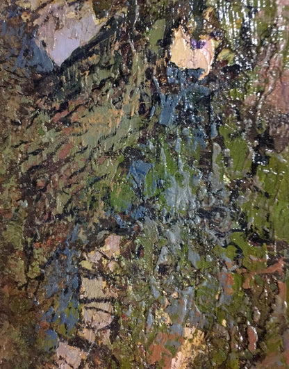 Evening Approaches: an oil painting