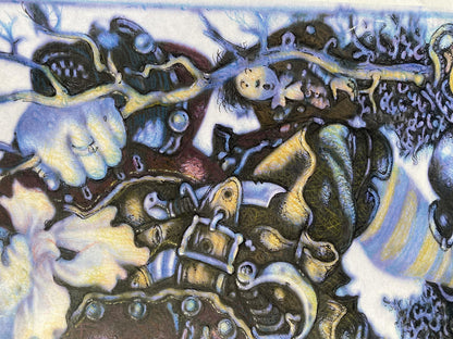 Pencil painting One-legged pirate Oleg Litvinov