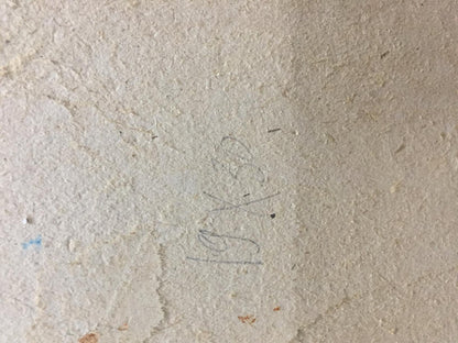 A scene of evening approaching illustrated in oil