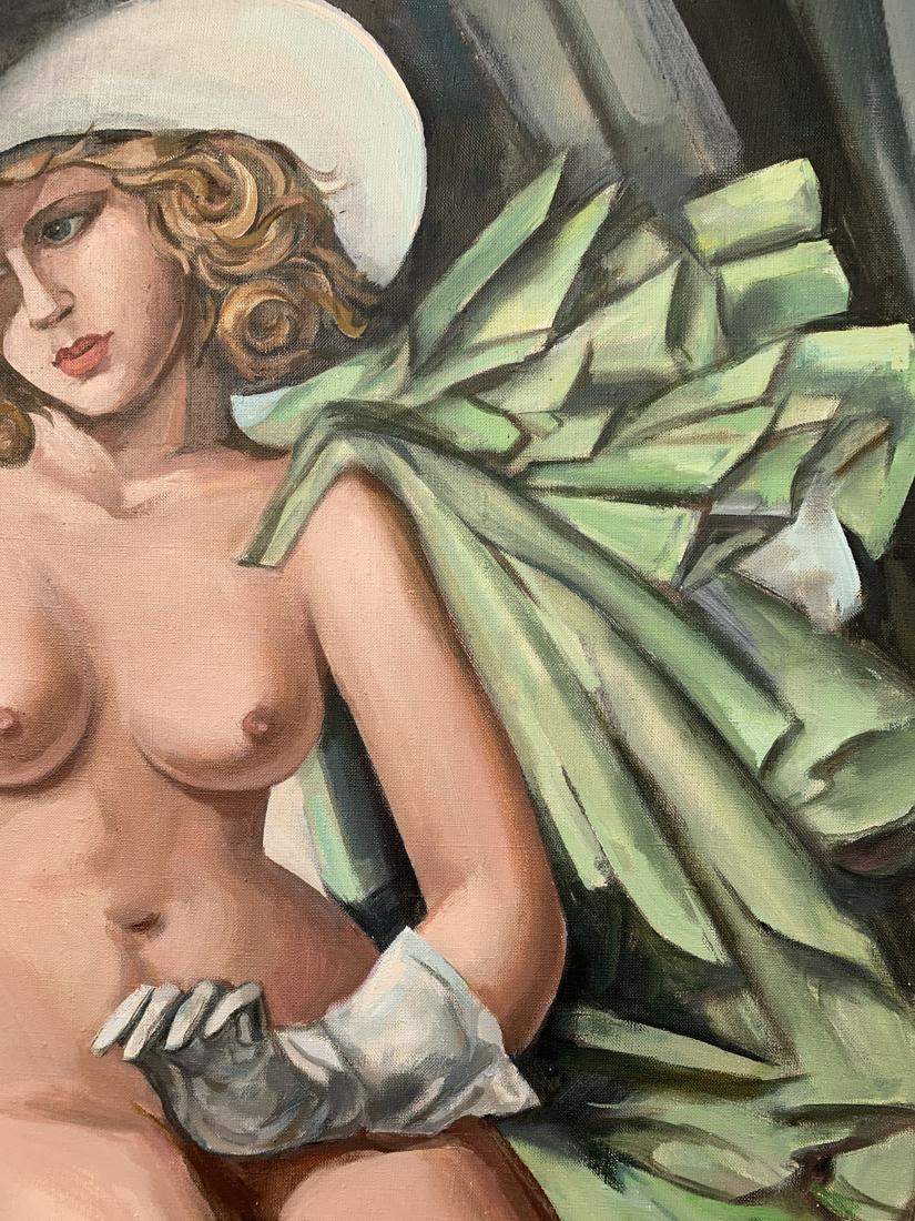 Oil painting lady in gloves Mikhailichenko Sergey Viktorovich