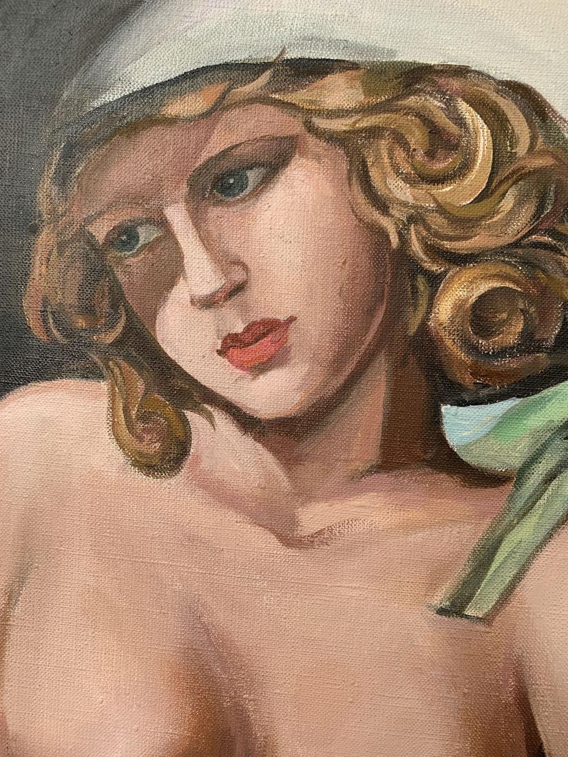 Oil painting lady in gloves Mikhailichenko Sergey Viktorovich