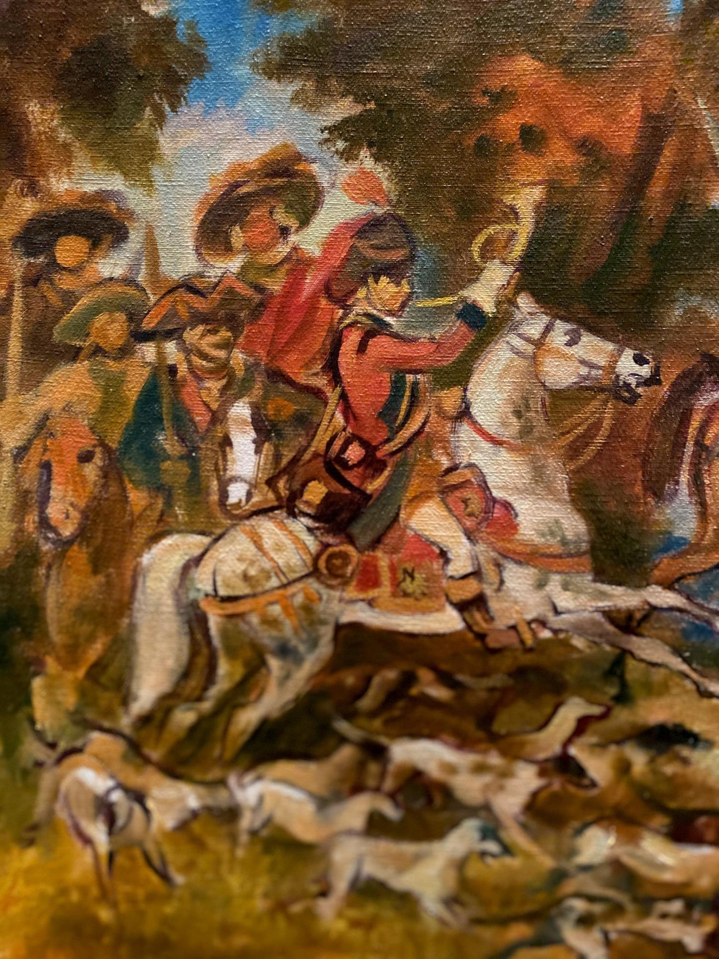 oil portrait painting