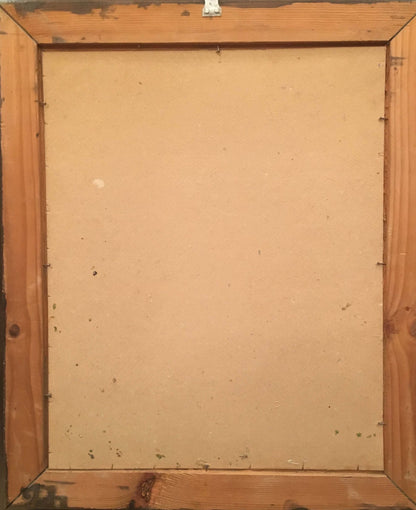 Oil painting Church by the river