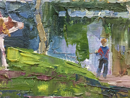 Oil painting Watercourse