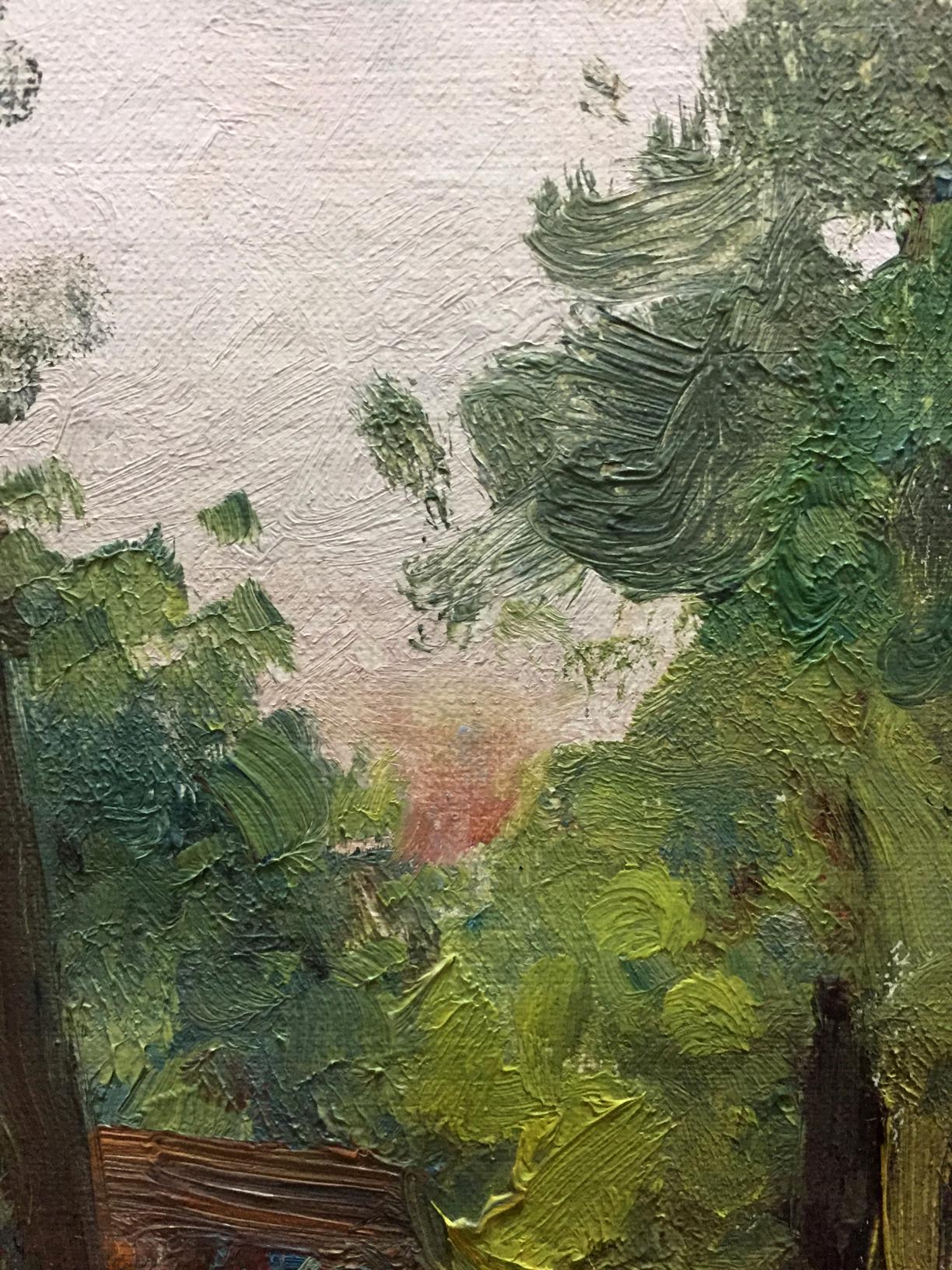 Oil painting Pond Fedir Zotykovych Konovalyuk