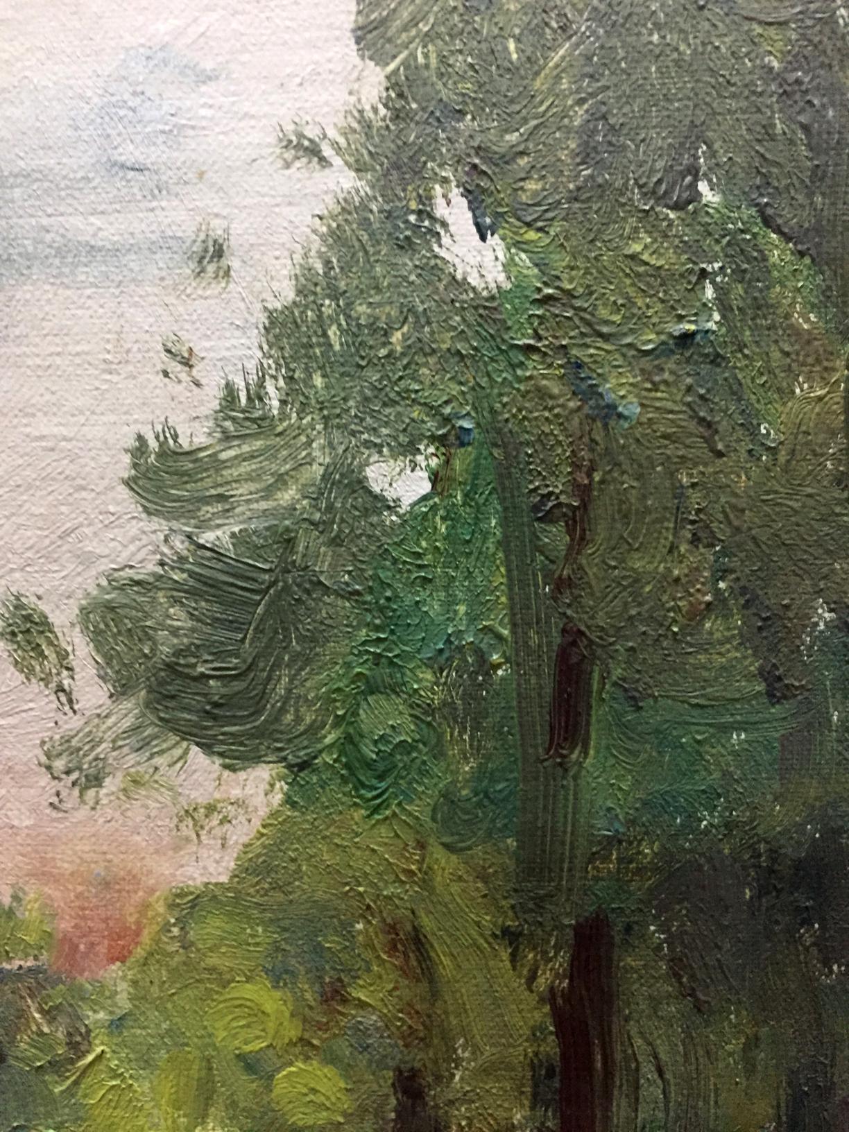 Oil painting Pond Fedir Zotykovych Konovalyuk