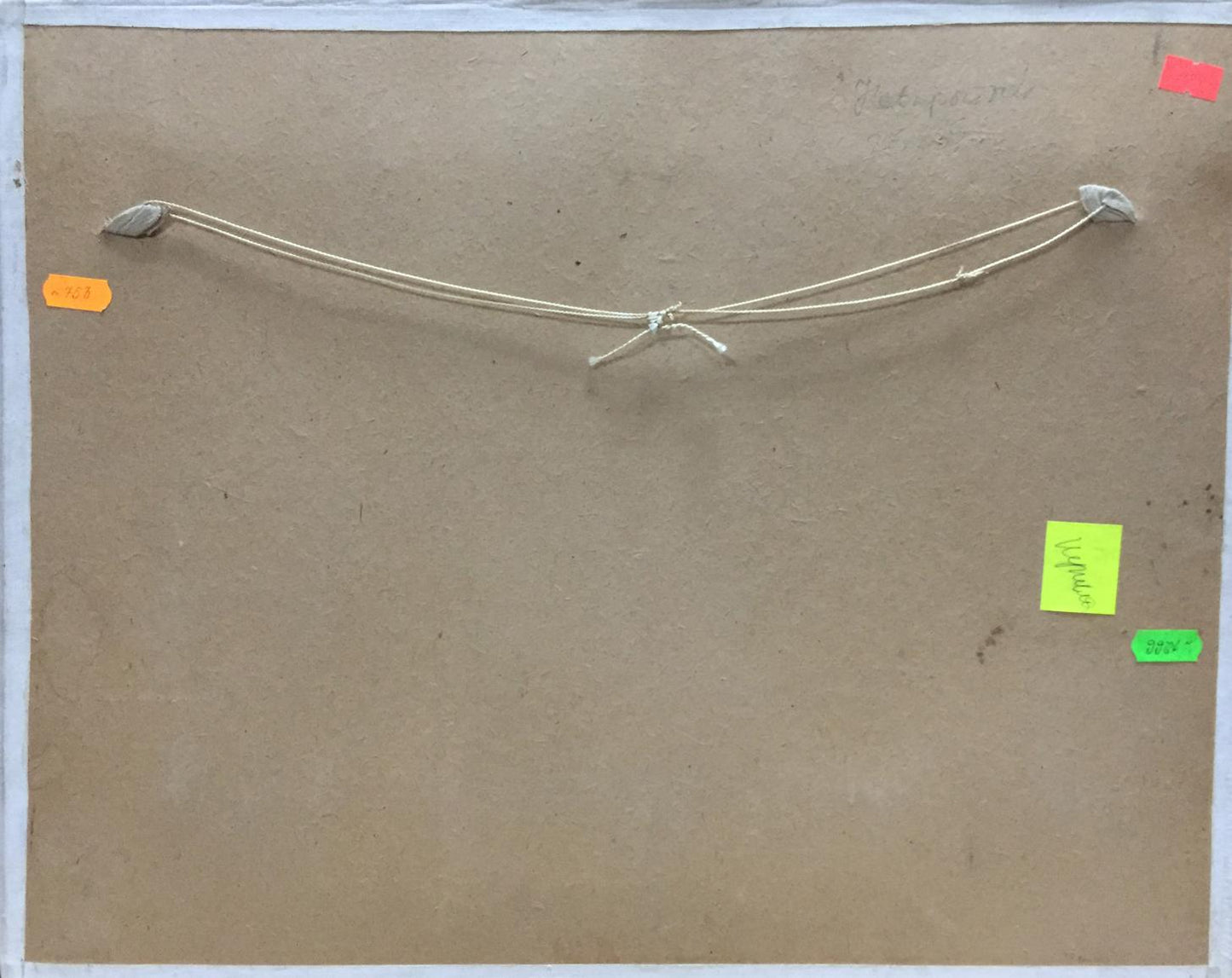 Oil painting Road along the river and forest Unknown artist