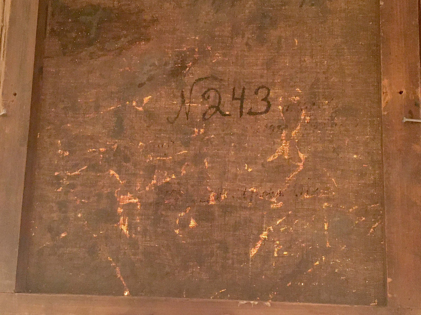 Oil painting City landscape Burlyuk D. D.