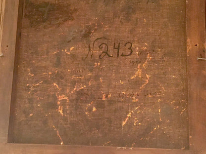 Oil painting City landscape Burlyuk D. D.