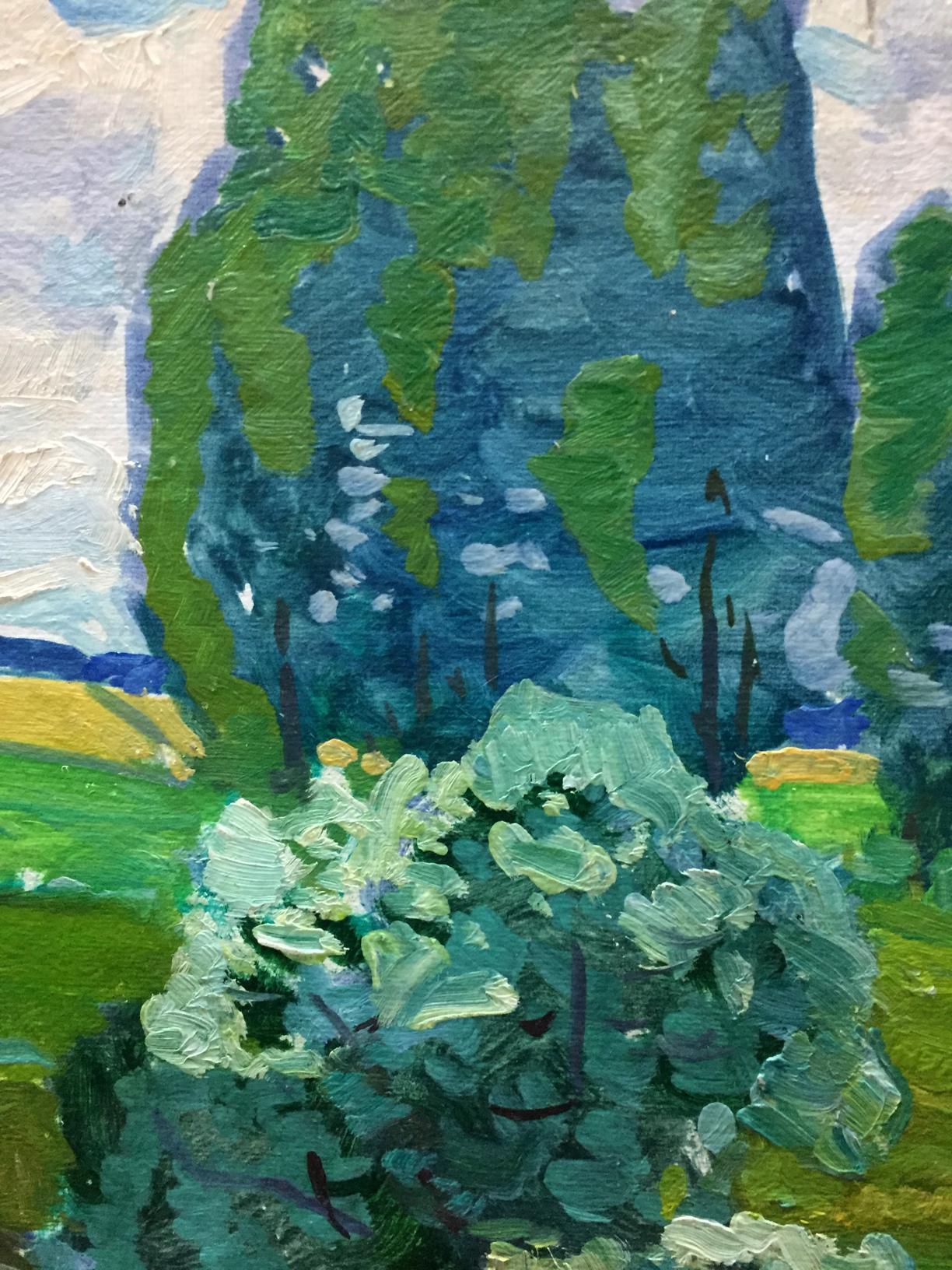 Gaiduk's Oil Art: Reflecting the Beauty of the Pond