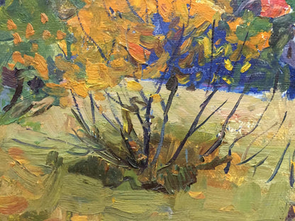 Oil painting Autumn Moses Gantman
