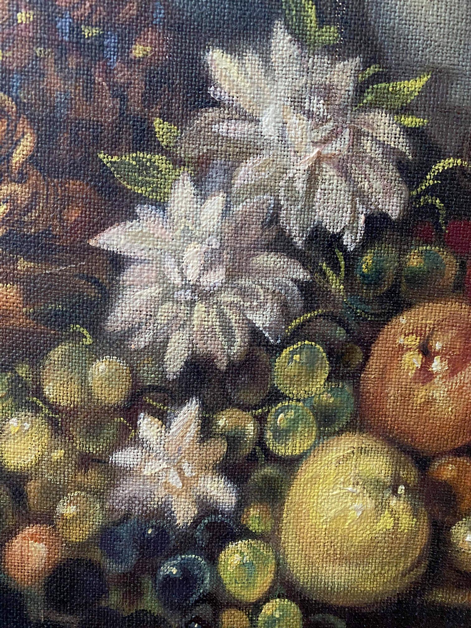 oil flowers painting