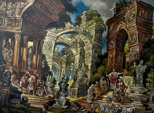 Oil painting In Rome buy