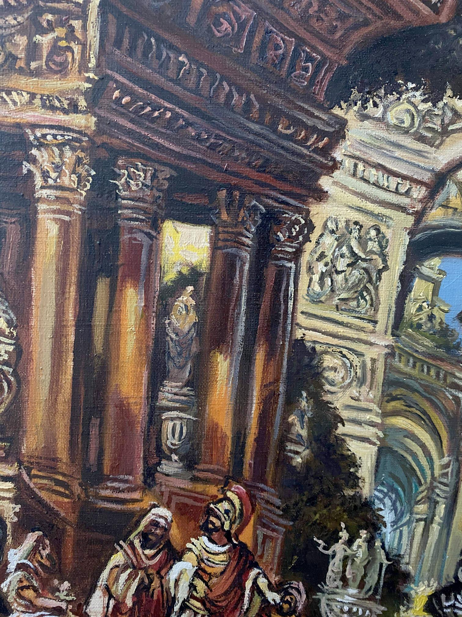 city painting art