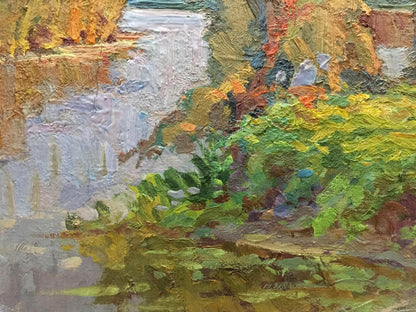 Oil painting Early morning Fomin Anatoly Nikiforovich