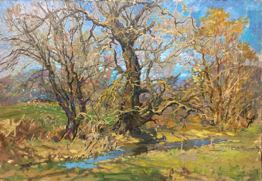 Oil painting Golden autumn Ol'khov Vladimir