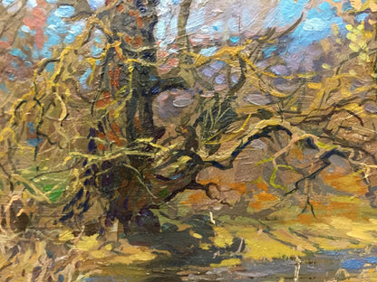 Oil painting Golden autumn Ol'khov Vladimir