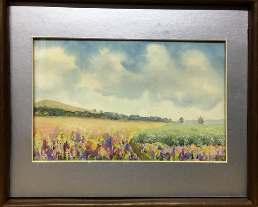 Watercolor painting Fields Tsyupka Ivan Kirillovich