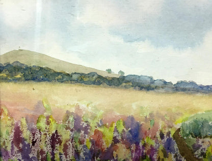 Watercolor painting Fields Tsyupka Ivan Kirillovich