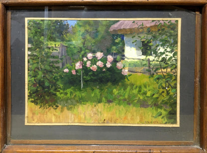 Oil painting Garden Tsyupka Ivan Kirillovich