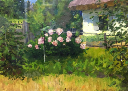 Oil painting Garden Tsyupka Ivan Kirillovich