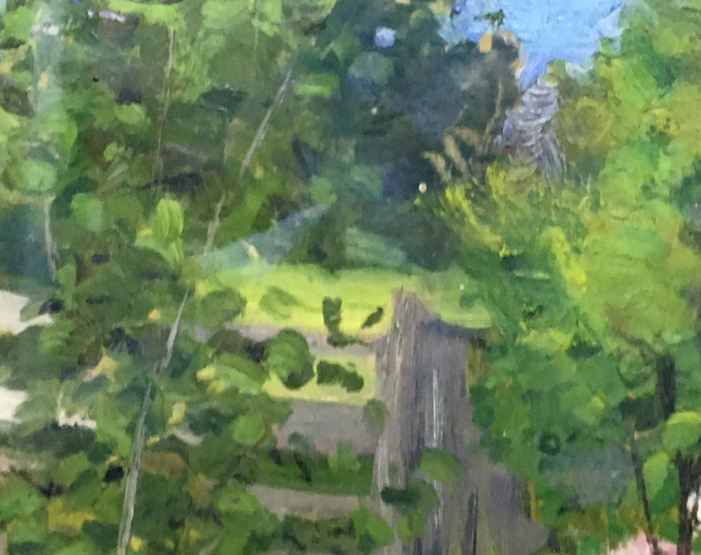 Oil painting Garden Tsyupka Ivan Kirillovich