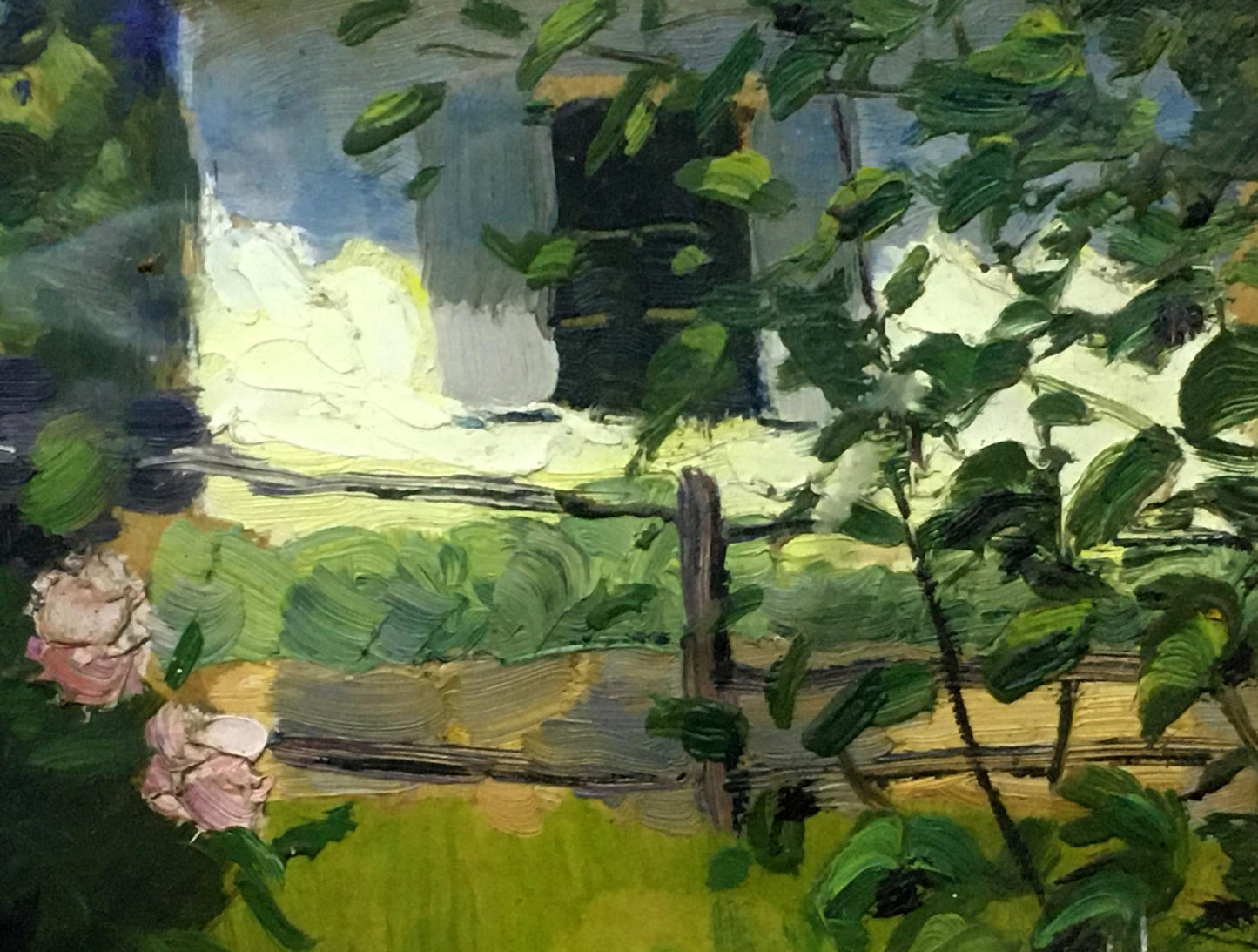 Oil painting Garden Tsyupka Ivan Kirillovich