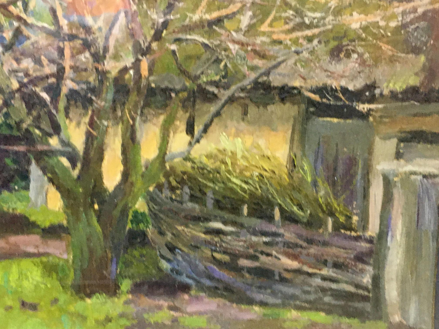 Oil painting After the rain Tsyupka Ivan Kirillovich