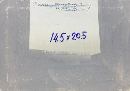 Watercolor painting Night landscape Tsyupka Ivan Kirillovich