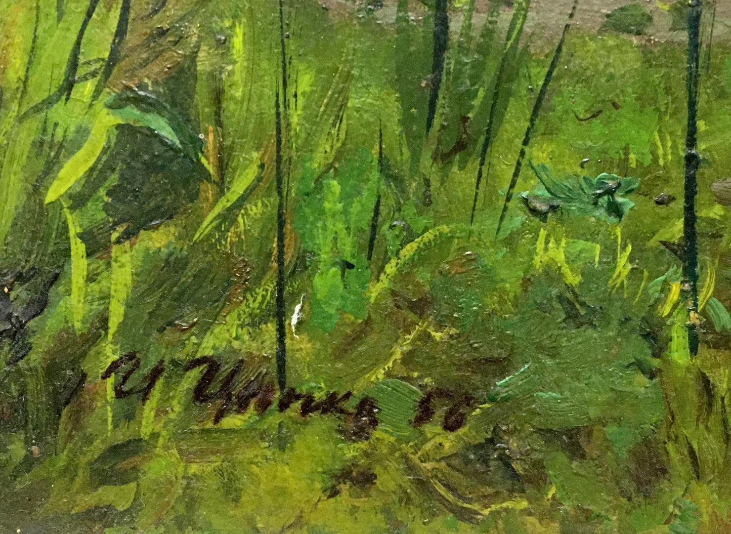 Oil painting Natural landscape Tsyupka Ivan Kirillovich