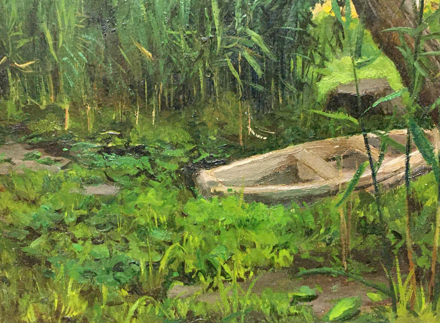 Oil painting Natural landscape Tsyupka Ivan Kirillovich