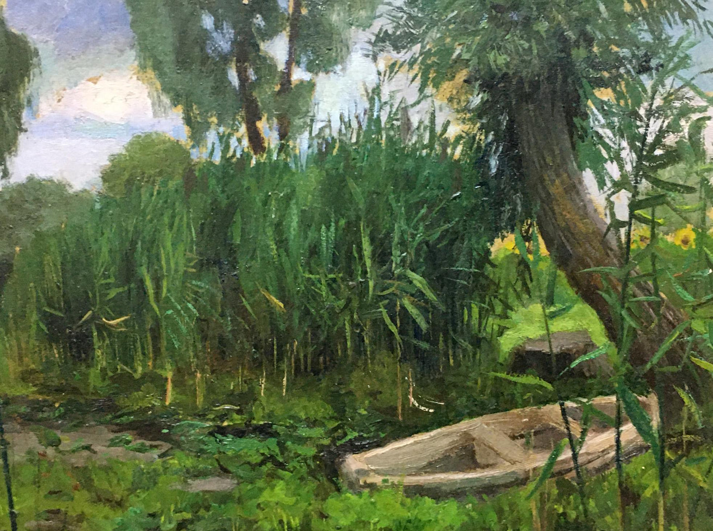 Oil painting Natural landscape Tsyupka Ivan Kirillovich