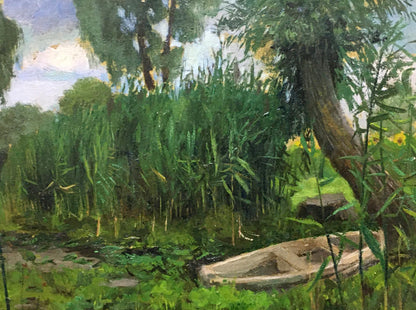 Oil painting Natural landscape Tsyupka Ivan Kirillovich