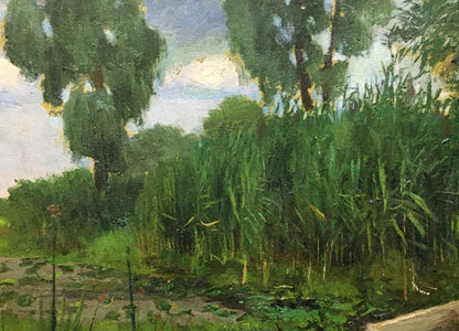 Oil painting Natural landscape Tsyupka Ivan Kirillovich