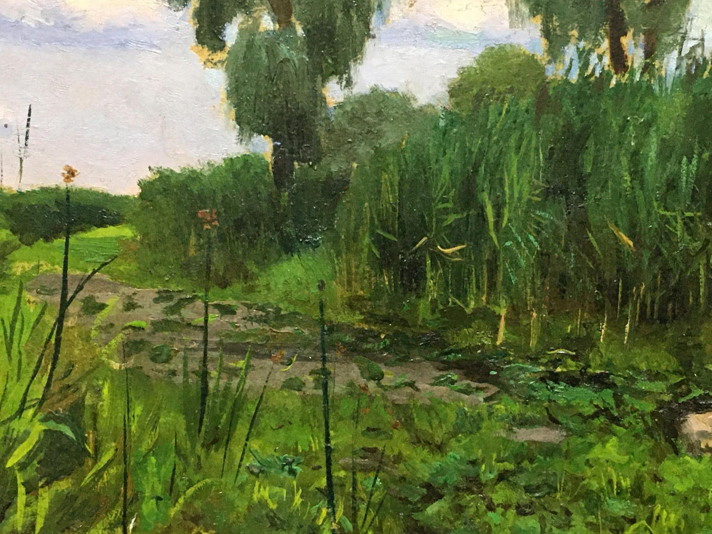 Oil painting Natural landscape Tsyupka Ivan Kirillovich