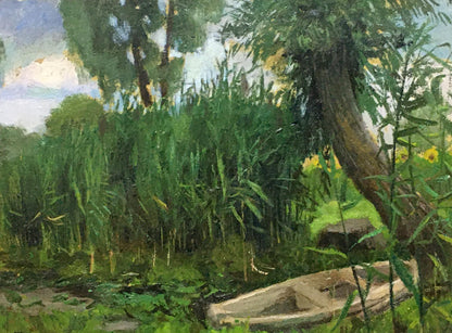 Oil painting Natural landscape Tsyupka Ivan Kirillovich