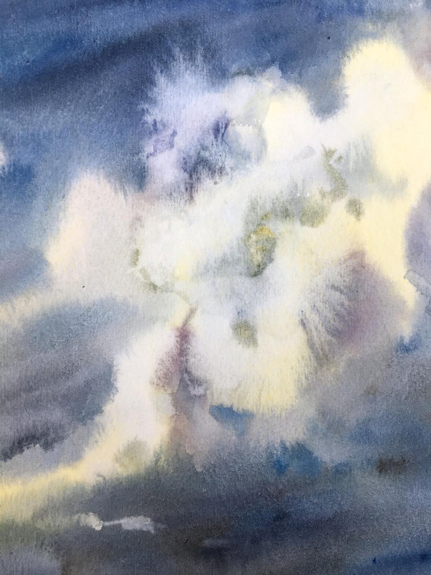 Watercolor painting After a thunderstorm Viktor Mikhailichenko