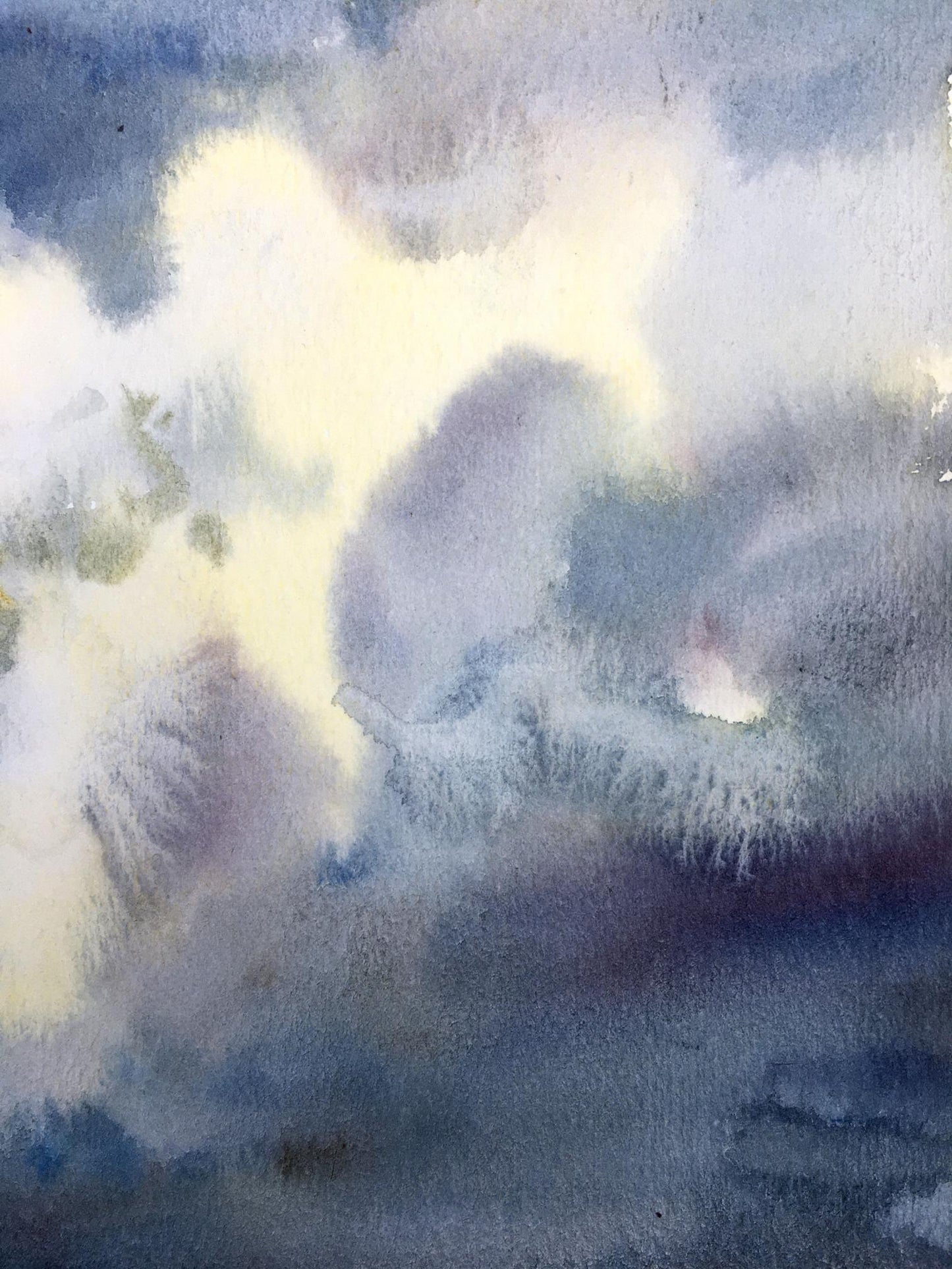 Watercolor painting After a thunderstorm Viktor Mikhailichenko