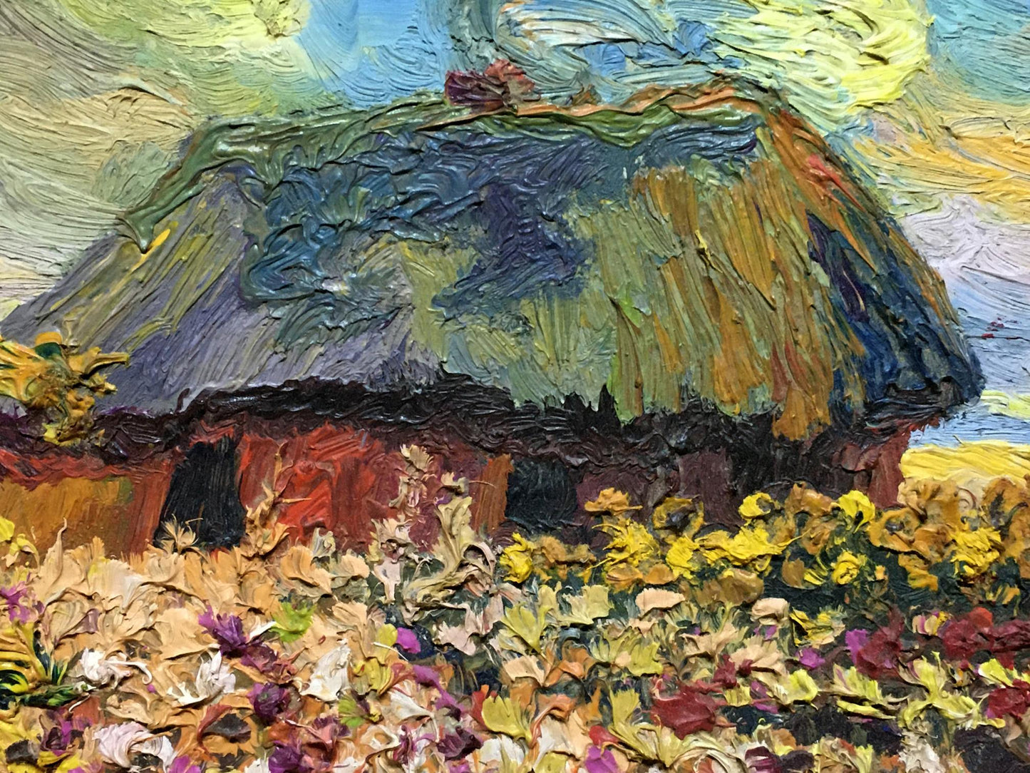 Oil painting Garden landscape Alexander Danilenko