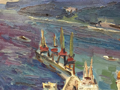 Oil painting Off the coast Karelin Vyacheslav Dmitrievich