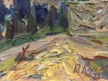 Oil painting Off the coast Karelin Vyacheslav Dmitrievich