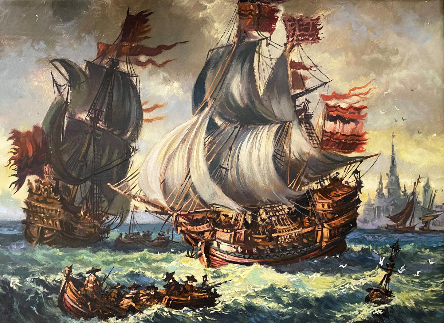 Oil painting In the storm buy