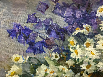 Oil painting Camomile Yukhno-Gurevich Anna Meerovna