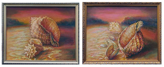 Oil painting The magical world of rapans Benfialov