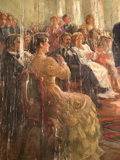 Oil painting Performance Daniil Bednoshey