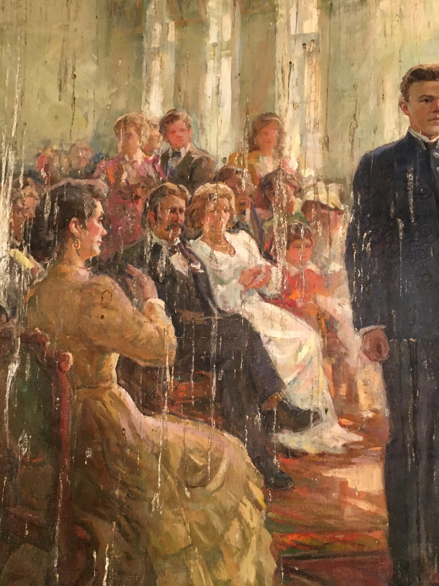 Oil painting Performance Daniil Bednoshey