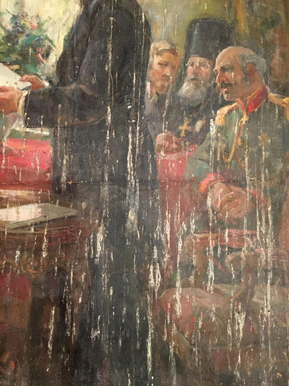 Oil painting Performance Daniil Bednoshey