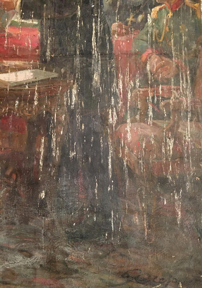 Oil painting Performance Daniil Bednoshey