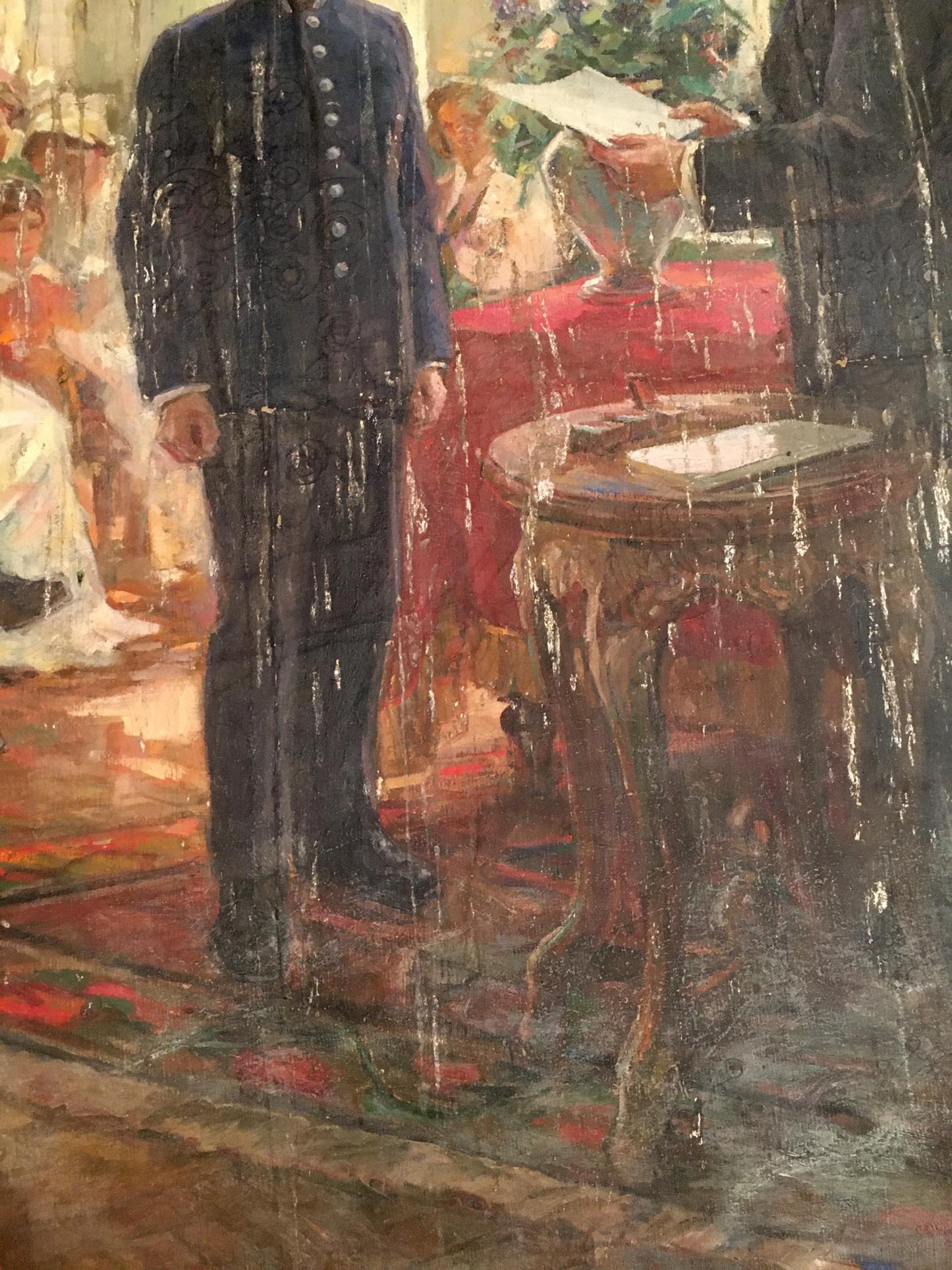 Oil painting Performance Daniil Bednoshey