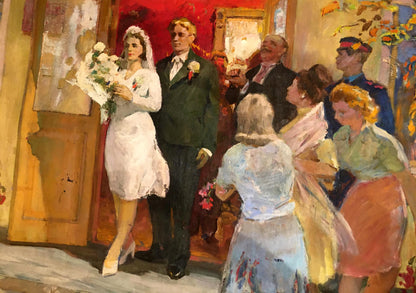 Oil painting Wedding Lizogub Konstantin